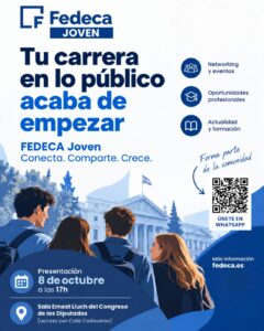 Cartel de presentación de FEDECA Joven
