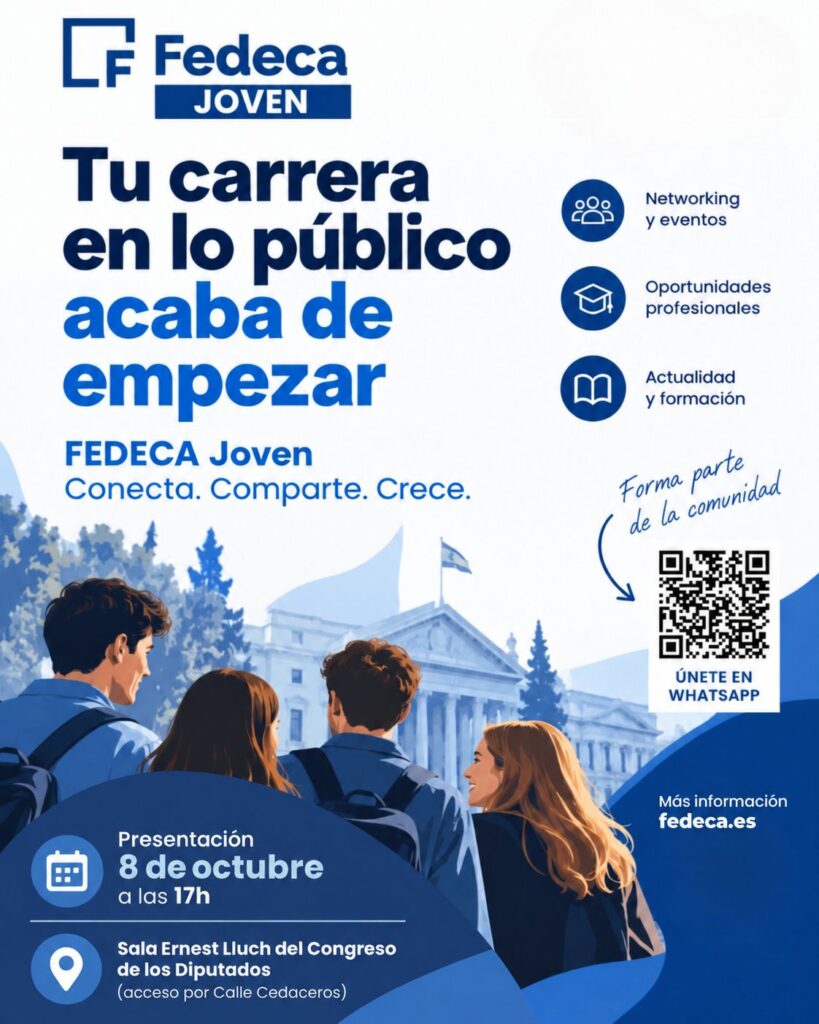 Cartel de presentación de FEDECA Joven